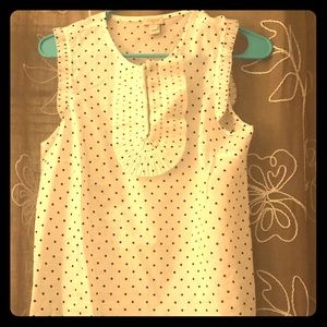 J Crew Women’s sleeveless top. Size 6.